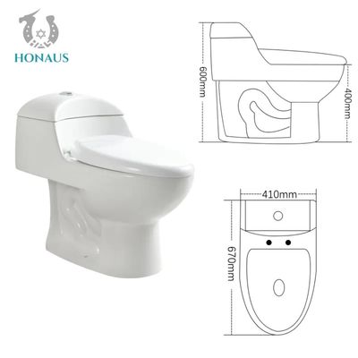 ODM OEM One Piece Toilet Elongated Bowl