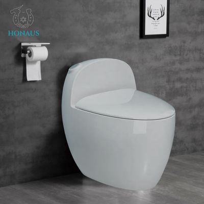 Egg Shape Toilet Bowl Siphon Flush