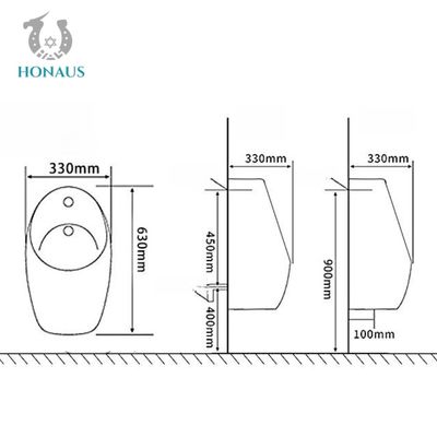 Colored Popular American Standard Wall Hung Urinal ODM/OEM Available