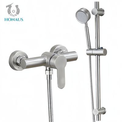 Atmospheric Pressure Stainless Steel Shower Set Modern Rainfall Spray Head For Bathroom