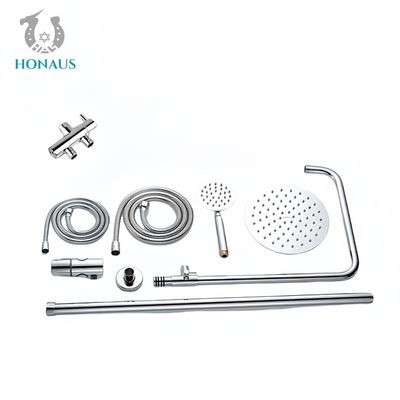 Luxury Stainless Steel Rainfall Shower Head Set Concealed Shower Bath Set