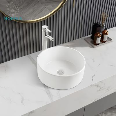 Mini Bathroom Countertop Basin Art Multi Shape Hotel 160mm Deep Anti Stain
