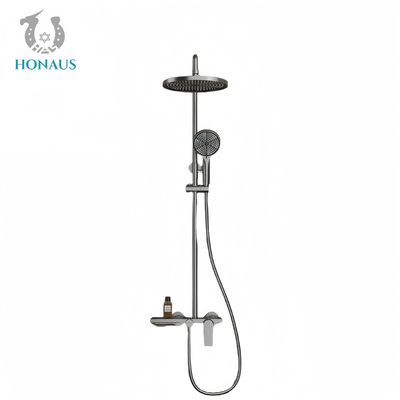 Exposed Valve Showers Best Brass Body White Gold Premium Ceramic Core Luxury Hotel