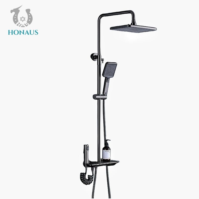 Household Thermostatic Exposed Valve Showers Rainfall Shower Set OEM ODM