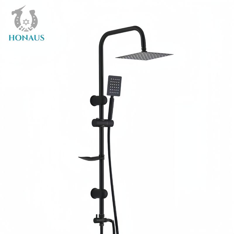 Luxury Stainless Steel Rainfall Shower Head Set Concealed Shower Bath Set